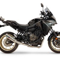GPR escape compatible con Yamaha Tracer 700 2020-2021, M3 Inox , Escape completo homologado y legal,con catalizador incluido db killer extraíble 