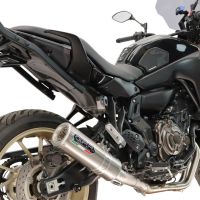 GPR escape compatible con Yamaha Tracer 700 2016-2019, M3 Inox , Escape completo homologado y legal,con catalizador incluido db killer extraíble 