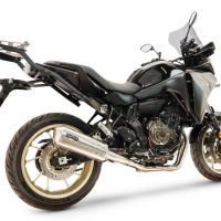 GPR escape compatible con Yamaha Tracer 7 2021-2024, Satinox , Escape completo, no legal para países de la UE, con db killer extraíble 
