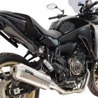 GPR escape compatible con Yamaha Tracer 7 2021-2024, Satinox , Escape completo, no legal para países de la UE, con db killer extraíble 