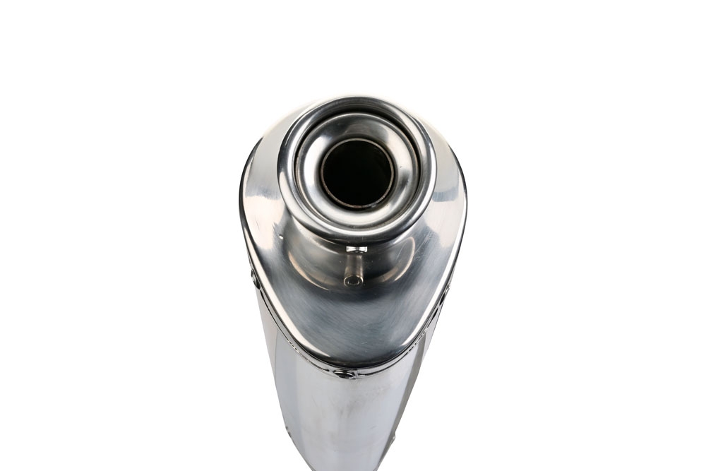 Escape compatible con Yamaha YZ 250 F 2006-2009, Trioval, Escape completo homologado y legal, incluido db killer extraíble 