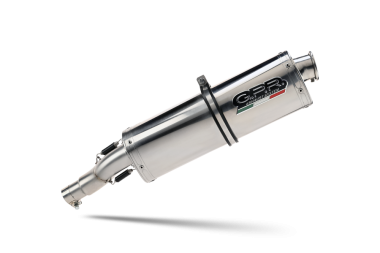 Escape compatible con Yamaha Xt 1200 Z Supertenere 2010-2016, Trioval, Escape legal, homologado, silenciador con db killer desmontable y tubo de conexión específico 