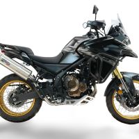 GPR escape compatible con  Voge 625DSX 2024-2025, Dual Inox, Escape legal, homologado, silenciador con db killer desmontable y tubo de conexión específico 