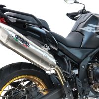 GPR escape compatible con  Voge 625DSX 2024-2025, Furore-X Acciaio Inox, Escape legal, homologado, silenciador con db killer desmontable y tubo de conexión específico 