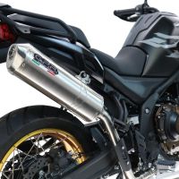 GPR escape compatible con Voge 625DSX 2024-2025, Satinox , Escape legal, homologado, silenciador con db killer desmontable y tubo de conexión específico 