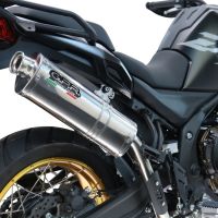 GPR escape compatible con Voge 625DSX 2024-2025, Trioval, Escape legal, homologado, silenciador con db killer desmontable y tubo de conexión específico 