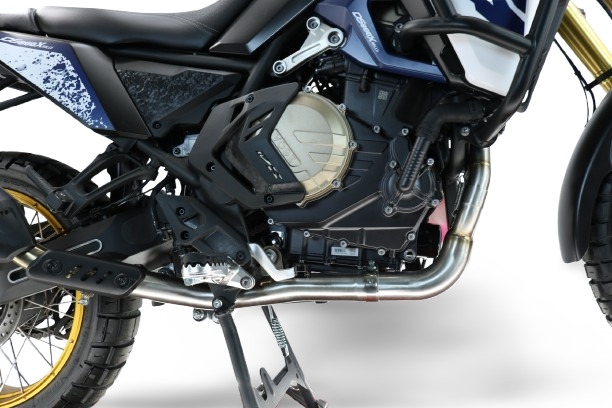 GPR escape compatible con Voge DS 800 Rally 2025-2026, Decatalizzatore RACING, Tubo supresor de catalizador 