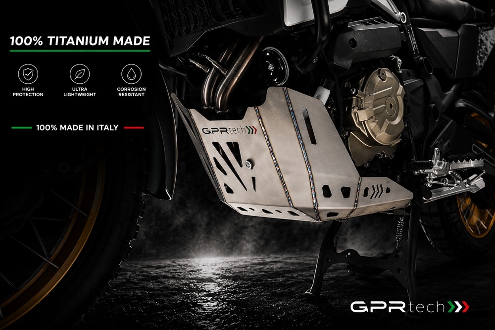 GPR TECH compatible con  Voge DS 800 Rally 2025/2026 e5 plus Protección del motor en titanio 