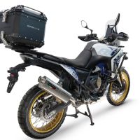 Baúl GPR TECH compatible con  Voge DS 800 Rally 2025/2026 Baúl Alpi-Tech en aluminio, color negro con placa específica incluida Capacidad Litros 35