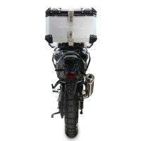 Baúl GPR TECH compatible con  Voge DS 800 Rally 2025/2026 Baúl Alpi-Tech en aluminio color plata con placa específica incluida Capacidad Litros 45