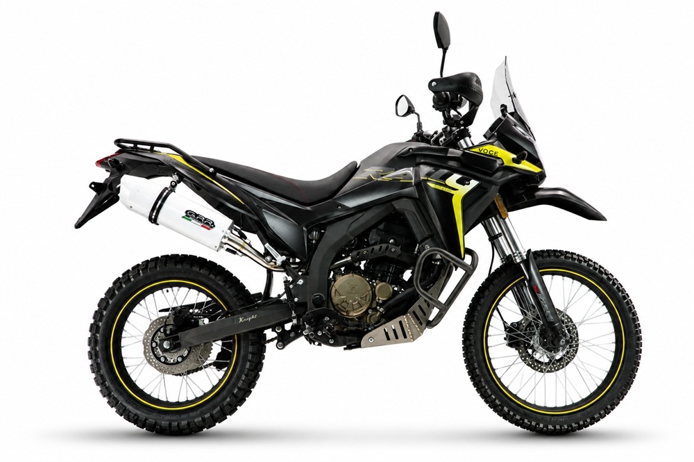 GPR escape compatible con Voge 300Rally 2025-2026, Albus Evo4, Escape homologaedo, legal para mercados fuera de la UE, incluido tubo de enlace y db killer extraíble 