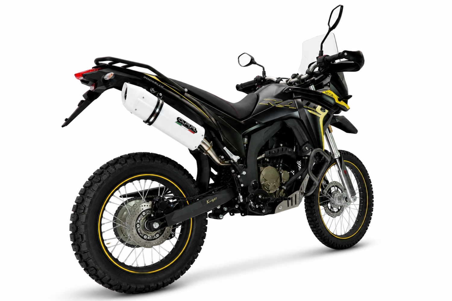 GPR escape compatible con Voge 300Rally 2025-2026, Albus Evo4, Escape homologaedo, legal para mercados fuera de la UE, incluido tubo de enlace y db killer extraíble 