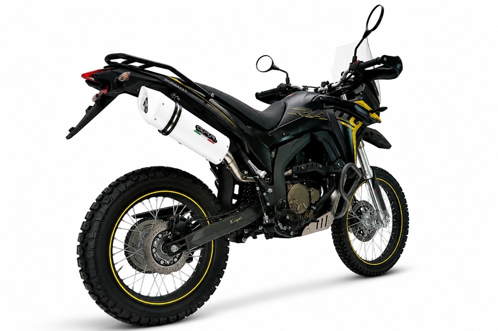 GPR escape compatible con Voge 300Rally 2025-2026, Albus Evo4, Escape homologaedo, legal para mercados fuera de la UE, incluido tubo de enlace y db killer extraíble 