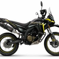 GPR escape compatible con Voge 300Rally 2025-2026, Furore Nero, Escape homologaedo, legal para mercados fuera de la UE, incluido tubo de enlace y db killer extraíble 