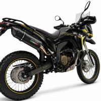 GPR escape compatible con Voge 300Rally 2025-2026, Furore Nero, Escape homologaedo, legal para mercados fuera de la UE, incluido tubo de enlace y db killer extraíble 