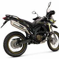 GPR escape compatible con Voge 300Rally 2025-2026, Furore-X Inox, Escape homologaedo, legal para mercados fuera de la UE, incluido tubo de enlace y db killer extraíble 