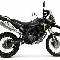 GPR escape compatible con Voge 300Rally 2025-2026, Satinox , Escape homologado para mercados fuera de la UE 