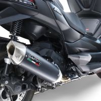 GPR escape compatible con  Bmw C 400 X -GT 2021-2024, Furore-X Scooter, Escape racing, silencioso con tubo de conexión 
