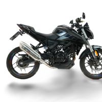 GPR escape compatible con  Voge Brivido R125 2025-2026, Furore-X Inox, Escape completo, no legal para países de la UE, con db killer extraíble 