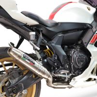 GPR escape compatible con Yamaha YZF R7 2021-2024, Deeptone Inox, Escape completo homologado y legal,con catalizador incluido db killer extraíble 