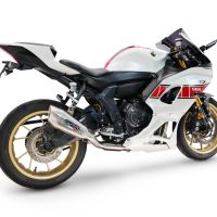GPR escape compatible con Yamaha YZF R7 2021-2024, GP-Revo Titanium, Escape completo homologado y legal,con catalizador incluido db killer extraíble 