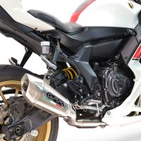 GPR escape compatible con Yamaha YZF R7 2021-2024, GP-Revo Titanium, Escape completo homologado y legal,con catalizador incluido db killer extraíble 