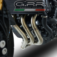 Escape compatible con Yamaha Tracer 9 2021-2024, Furore Nero, Escape completo racing, incluyendo colector y db killer desmontable, sin homologación 