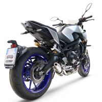 GPR escape compatible con  Yamaha Mt-09 2014-2016, Deeptone Inox, Escape completo racing, incluyendo colector y db killer desmontable, sin homologación 