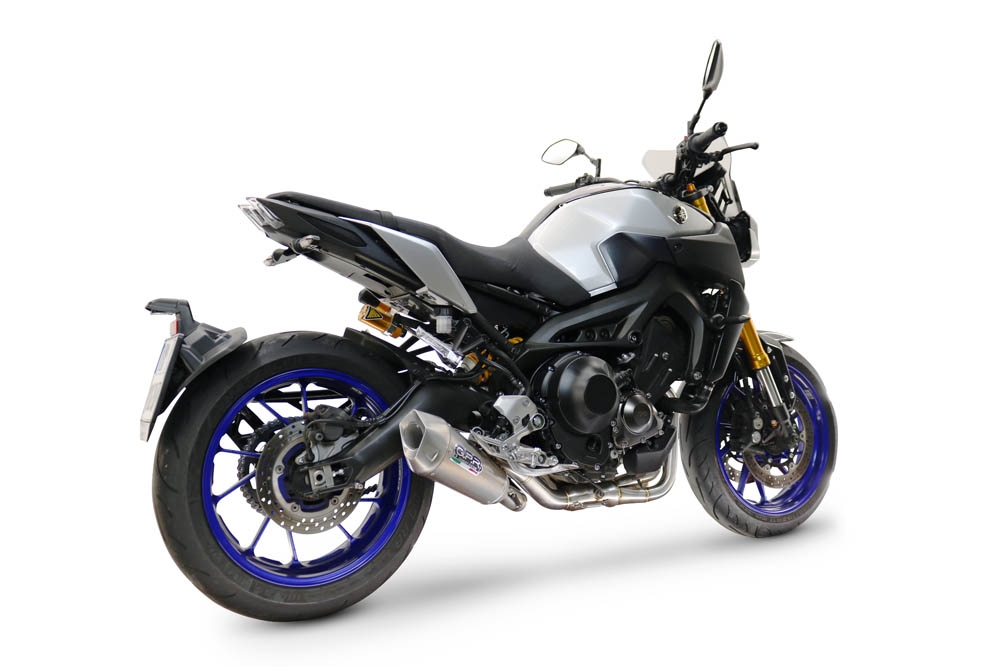 GPR escape compatible con  Yamaha Mt-09 2014-2020, GP-Revo Titanium, Escape completo racing, incluyendo colector y db killer desmontable, sin homologación 
