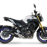 GPR escape compatible con Yamaha Mt-09 Tracer 900 2015-2020, M3 Black Titanium, Escape completo racing, incluyendo colector y db killer desmontable, sin homologación 