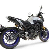 GPR escape compatible con Yamaha XSR900 2016-2020, M3 Black Titanium, Escape completo racing, incluyendo colector y db killer desmontable, sin homologación 