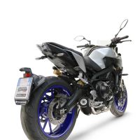 GPR escape compatible con Yamaha XSR900 2016-2020, M3 Black Titanium, Escape completo racing, incluyendo colector y db killer desmontable, sin homologación 