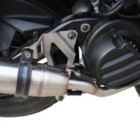 Escape compatible con Yamaha BW'S 125 2010-2013, Deeptone Inox, Escape completo racing, incluyendo colector y db killer desmontable, sin homologación 
