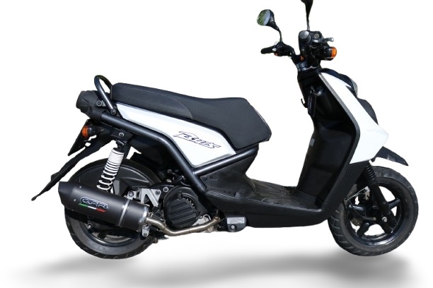 Escape compatible con Yamaha Zuma 125 2009-2015, Furore Nero, Escape completo racing, incluyendo colector y db killer desmontable, sin homologación 