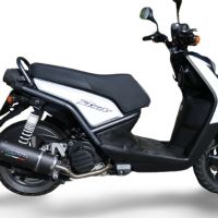 Escape compatible con Yamaha Zuma 125 2009-2015, Furore Nero, Escape completo racing, incluyendo colector y db killer desmontable, sin homologación 