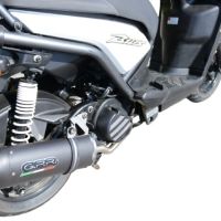 Escape compatible con Yamaha Zuma 125 2009-2015, Furore Nero, Escape completo racing, incluyendo colector y db killer desmontable, sin homologación 