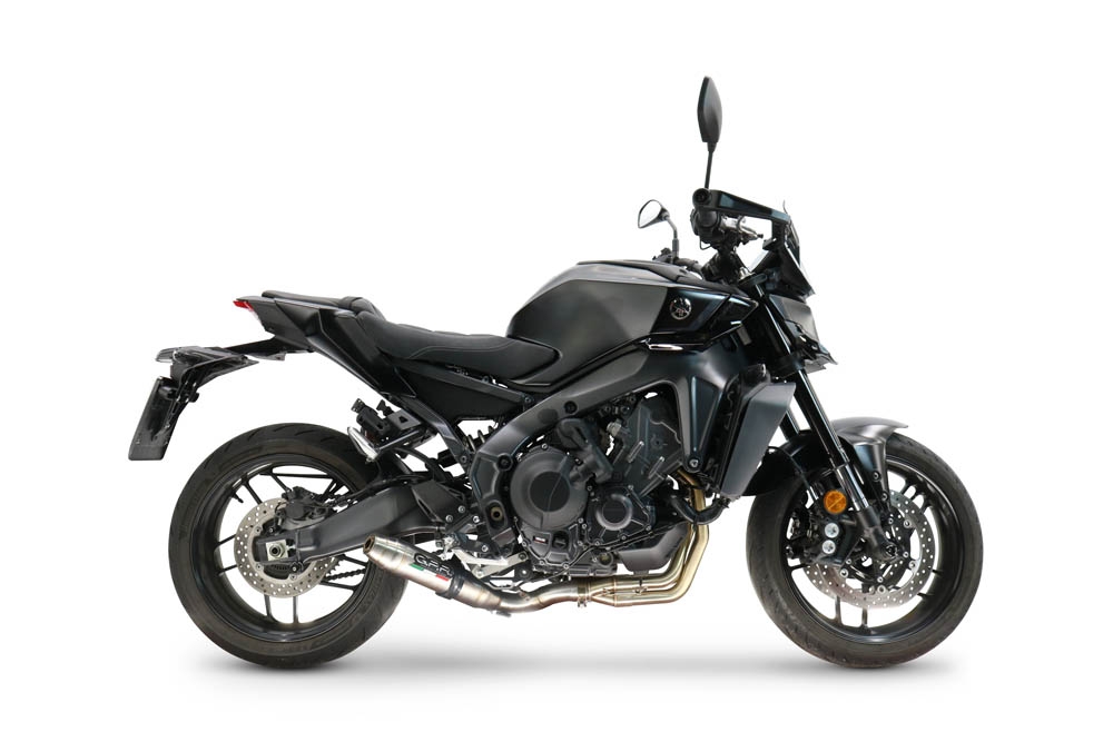 GPR escape compatible con  Yamaha Mt-09 2025-2026, Deeptone Inox, Escape completo racing, incluyendo colector y db killer desmontable, sin homologación 