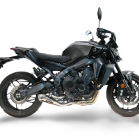 GPR escape compatible con Yamaha Mt-09 2021-2024, Powercone Evo, Escape completo racing, incluyendo colector y db killer desmontable, sin homologación 