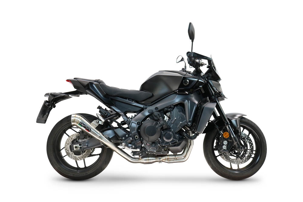 GPR escape compatible con  Yamaha Mt-09 2025-2026, Powercone Evo, Escape completo homologado y legal,con catalizador incluido db killer extraíble 