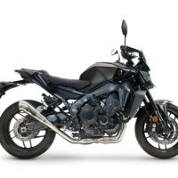 GPR escape compatible con  Yamaha Mt-09 2025-2026, Powercone Evo, Escape completo homologado y legal,con catalizador incluido db killer extraíble 