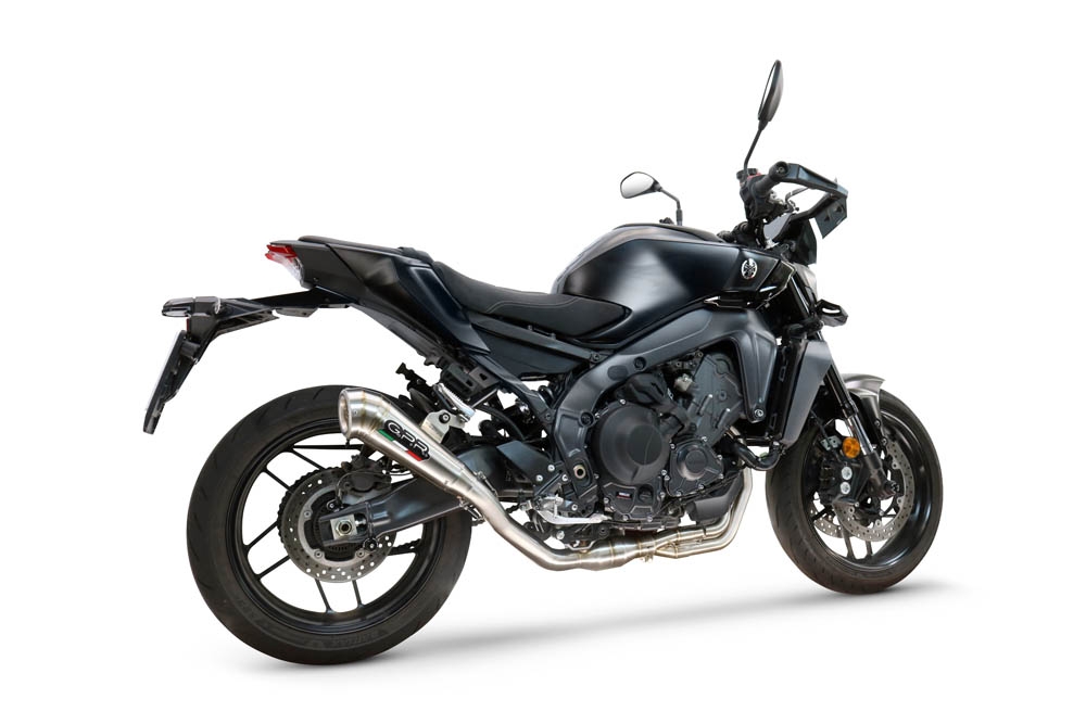 GPR escape compatible con  Yamaha Mt-09 2025-2026, Powercone Evo, Escape completo homologado y legal,con catalizador incluido db killer extraíble 