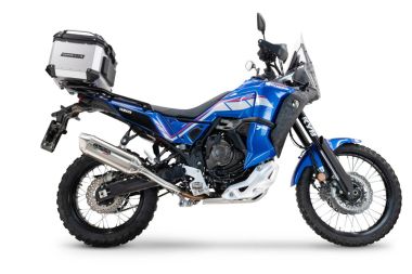 Escape compatible con Yamaha Tenere 700 2024-2025, Furore-X Acciaio Inox, Escape legal, homologado, silenciador con db killer desmontable y tubo de conexión específico 