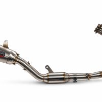 GPR escape compatible con Yamaha YZF R7 2021-2024, GP-Revo Titanium, Escape completo homologado y legal,con catalizador incluido db killer extraíble 