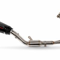 GPR escape compatible con Yamaha YZF R7 2021-2024, GP-Revo Black Titanium, Escape completo homologado y legal,con catalizador incluido db killer extraíble 