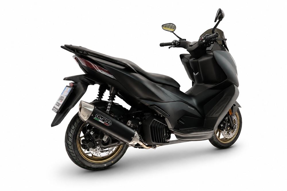 GPR escape compatible con Zontes M 125 2022-2024, Furore-X Scooter, Escape completo homologado y legal,con catalizador incluido db killer extraíble 