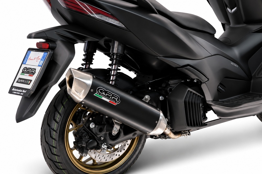 GPR escape compatible con Zontes M 125 2022-2024, Furore-X Scooter, Escape completo homologado y legal,con catalizador incluido db killer extraíble 