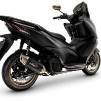 GPR escape compatible con Zontes M 125 2022-2024, Furore-X Scooter, Escape racing, silencioso con tubo de conexión 