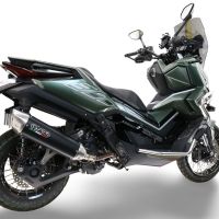 Escape compatible con Zontes 365D 2024-2026, Furore-X Scooter, Silenciador homologado para ruido, escape completo con catalizador y db killer 