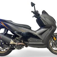 GPR escape compatible con  Zontes 365K 2024-2026, Furore-X Scooter, Escape racing, silencioso con tubo de conexión 