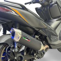 GPR escape compatible con  Zontes 365M 2024-2026, Furore-X Scooter, Escape racing, silencioso con tubo de conexión 